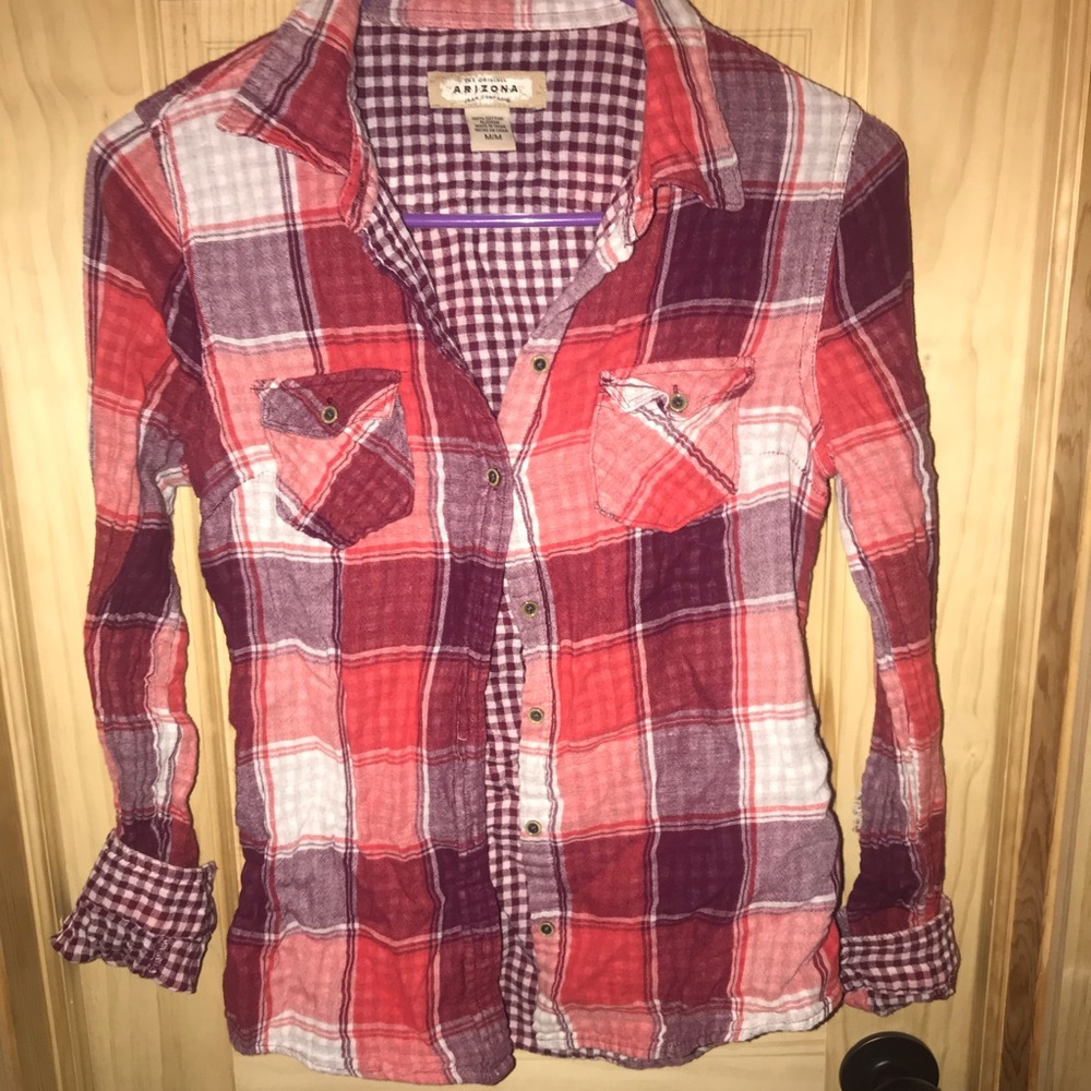 Plaid button up
